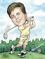 Color Full Body Single Caricature