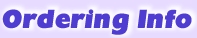 Ordering Info